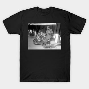 Pedal Car Traffic Stop, 1922. Vintage Photo T-Shirt